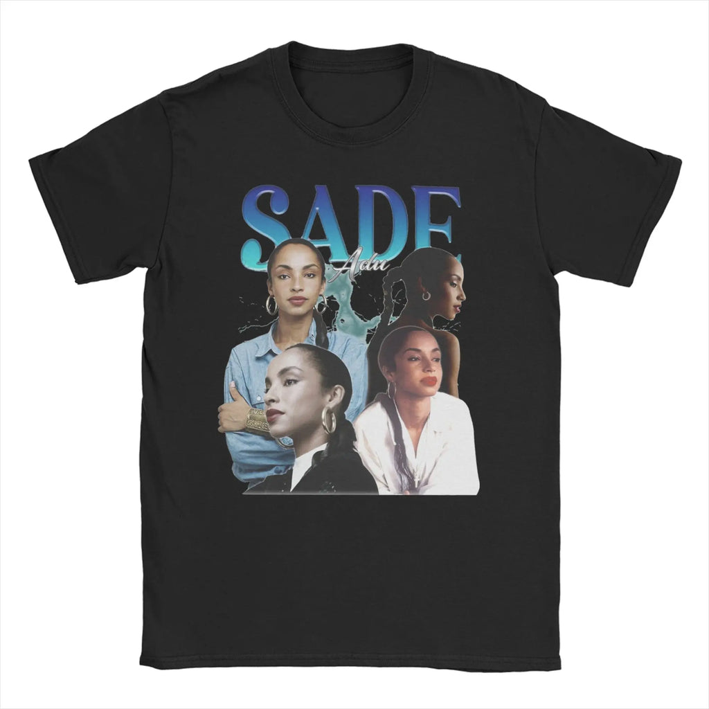 S-Sade Adu Love Deluxe T Shirt Men Women's 100% Cotton Vintage T-Shirts O Neck  Tees Short Sleeve Clothing Printed