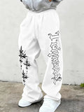 2026 Summer Men's Women‘s Versatile Solid Color Drawstring Loose Casual Sports Trousers, Suitable for Streetwear Men Pants