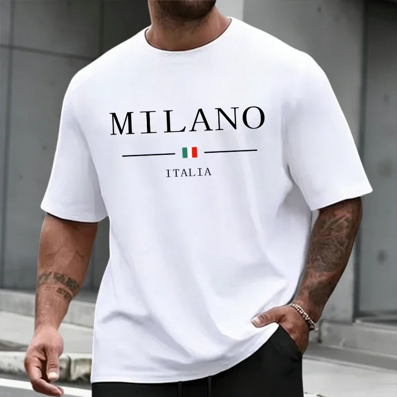 Men's Tracksuit Short Sleeve Top and Sports Shorts 2026 Summer Italy Fashion T-shirt Outfit Home Outdoor Daily Casual Sportswear