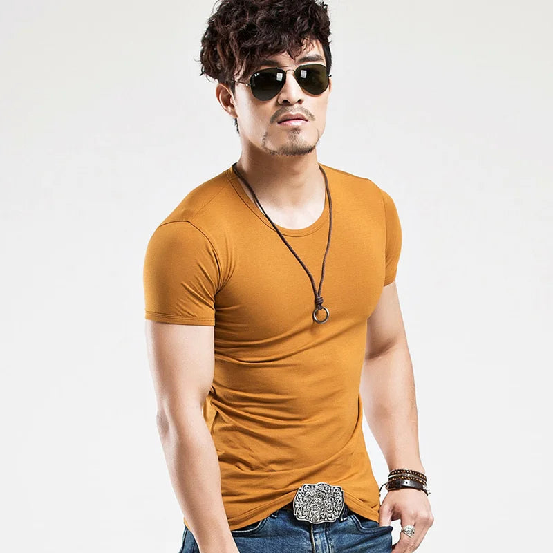 2026 MRMT Brand New Men T Shirt 10 colors Fitness Mens T-shirts V neck Man T-shirt For Male Clothing Tshirts S-5XL Tops Tees