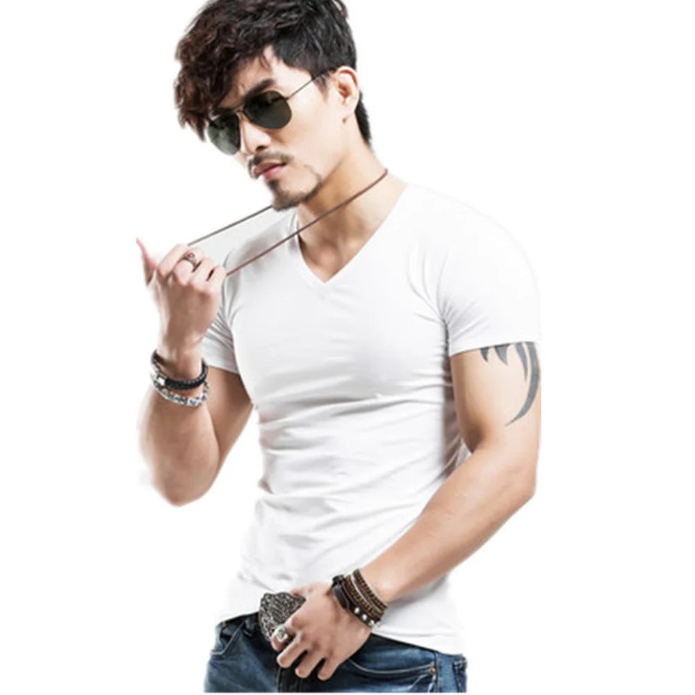 2026 MRMT Brand New Men T Shirt 10 colors Fitness Mens T-shirts V neck Man T-shirt For Male Clothing Tshirts S-5XL Tops Tees