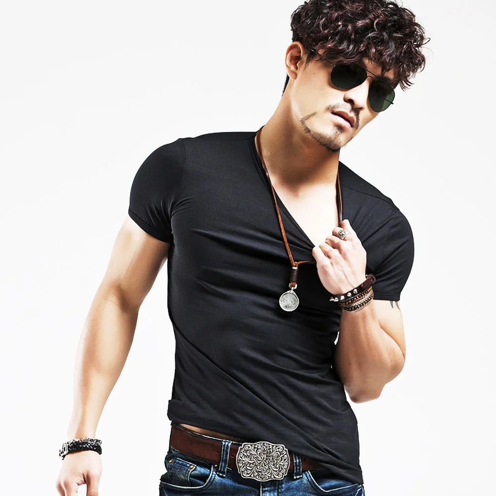 2026 MRMT Brand New Men T Shirt 10 colors Fitness Mens T-shirts V neck Man T-shirt For Male Clothing Tshirts S-5XL Tops Tees