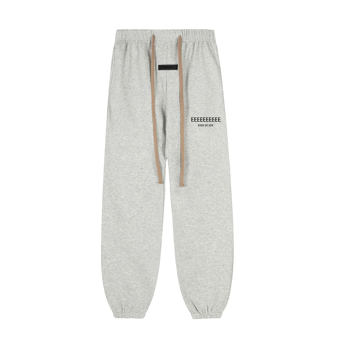 Fashion Double-Line Matching Set Men's Drawstring Pants Luxury Design Long Silicone Letter Pants High Street Couple Oversized Pants Hoodie Set